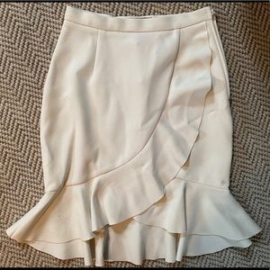 Women’s mini skirt with ruffle detail